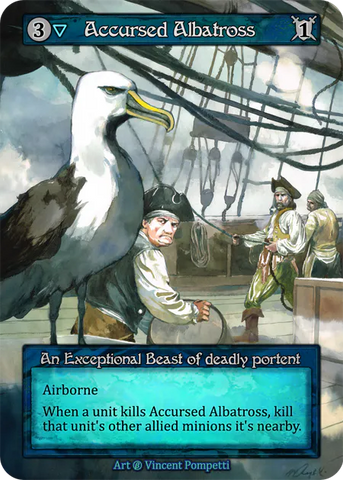 Accursed Albatross - Beta (B) -  Sorcery Contested Realms