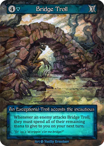 Bridge Troll - Beta (B) - Sorcery Contested Realm