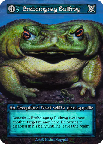 Brobdingnag Bullfrog - Beta (B) - Sorcery Contested Realm