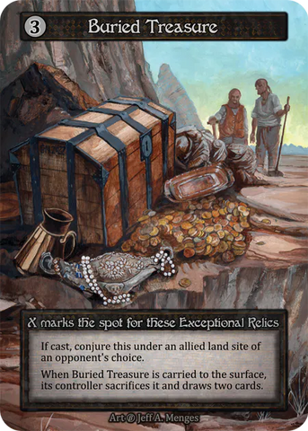 Buried Treasure - Beta (B) -  Sorcery Contested Realm