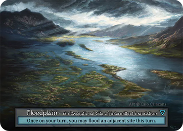 Floodplain (Foil) - Beta (B) -  Sorcery Contested Realm