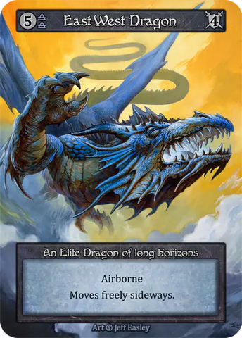 East-West Dragon (Foil) - Beta (B) -  Sorcery Contested Realm
