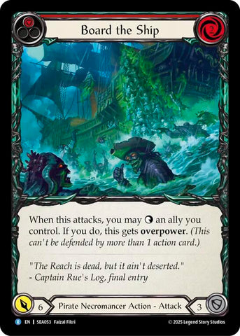 Board the Ship [SEA053] (High Seas)  Rainbow Foil