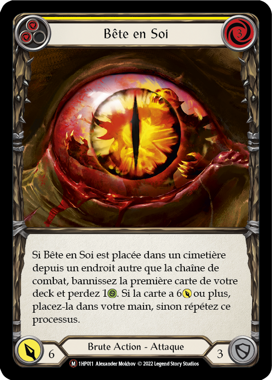 Beast Within - YELLOW - Bête en Soi - French History 1