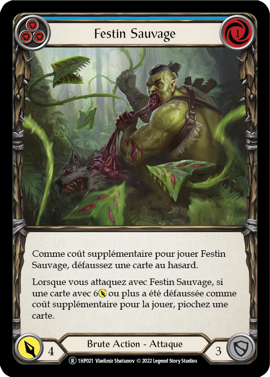 Savage Feast - BLUE - Festin Sauvage - French History 1