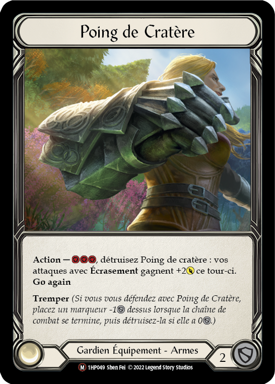 Crater Fist - Poing de Cratère - French History 1