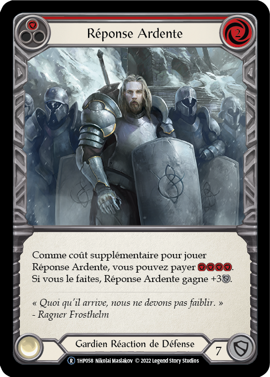 Staunch Response - RED - Réponse Ardente - French History 1