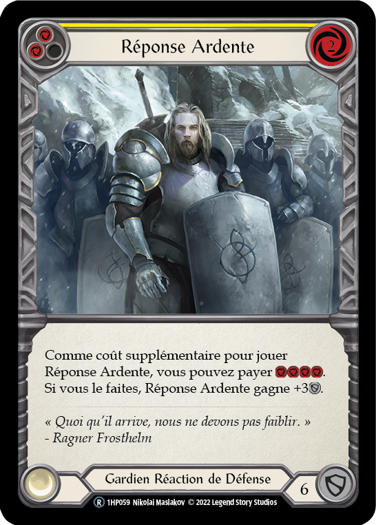 Staunch Response - YELLOW - Réponse Ardente - French History 1