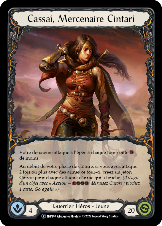 Kassai, Cintari Sellsword - Cassai, Mercenaire Cintari - French History 1