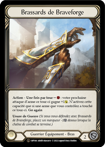 Braveforge Bracers - Brassards de Braveforge - French History 1