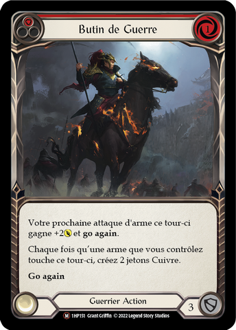 Spoils of War - RED - Butin de Guerre - French History 1