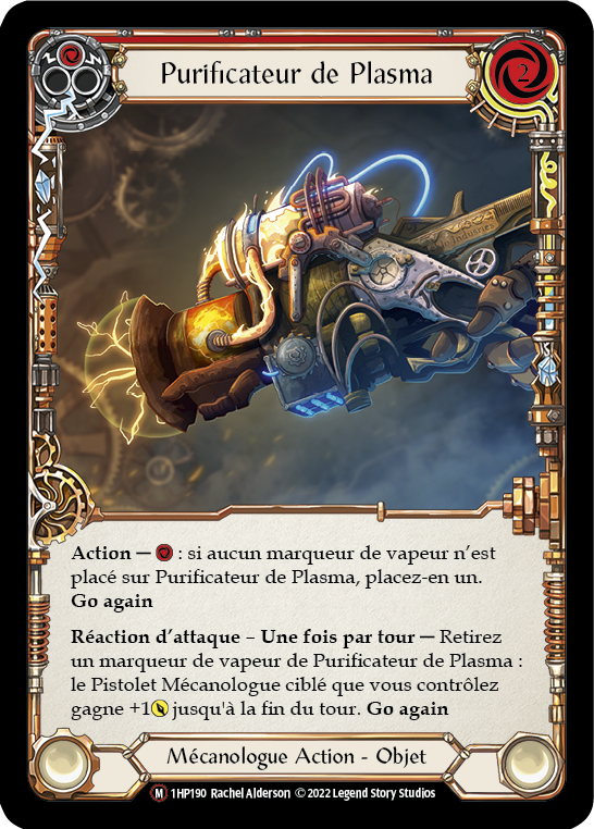 Plasma Purifier - RED - Purificateur de Plasma - French History 1