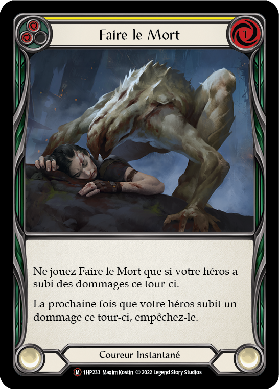 Feign Death - YELLOW - Faire le Mort - French History 1