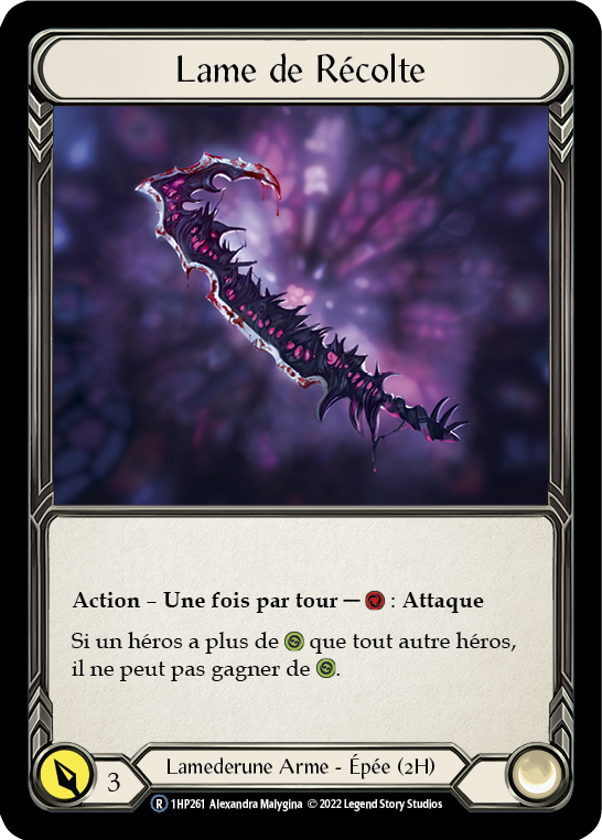 Reaping Blade - Lame de Récolte - French History 1