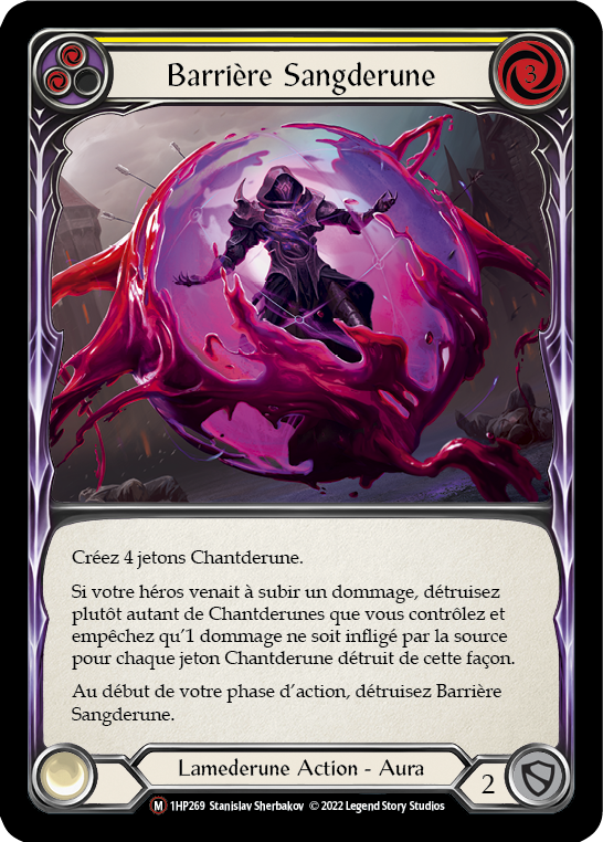 Runeblood Barrier - YELLOW - Barrière Sangderune - French History 1