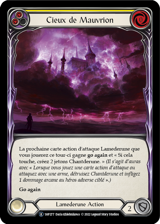 Mauvrion Skies - YELLOW - Cieux de Mauvrion - French History 1