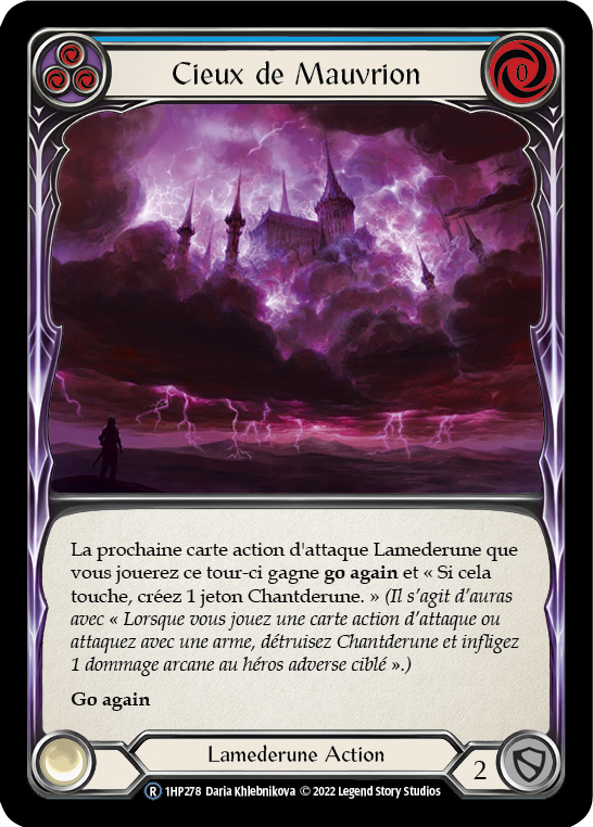 Mauvrion Skies - BLUE - Cieux de Mauvrion - French History 1