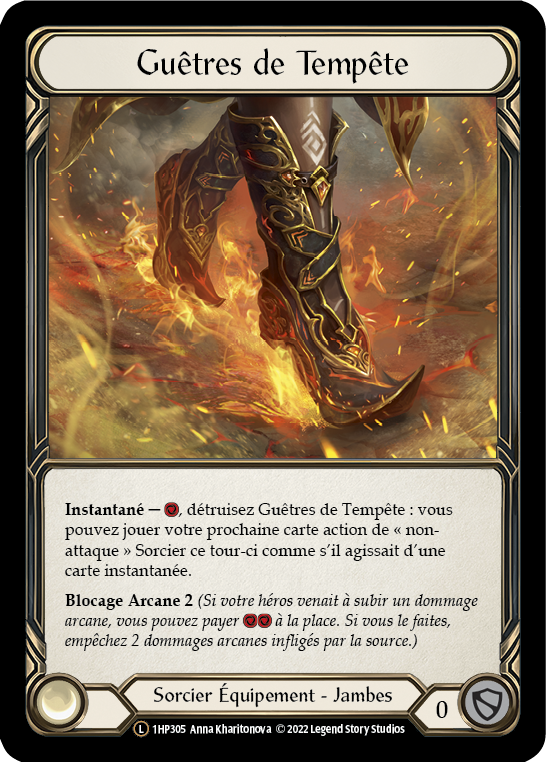 Storm Striders - Guêtres de Tempête - French History 1