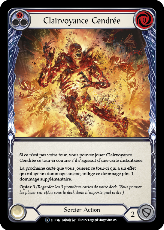 Cindering Foresight - RED - Clairvoyance Cendrée - French History 1