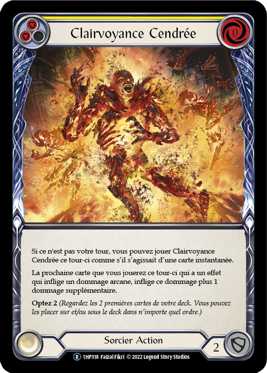 Cindering Foresight - YELLOW - Clairvoyance Cendrée - French History 1