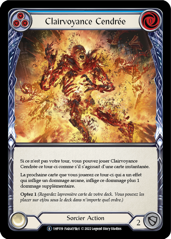 Cindering Foresight - BLUE - Clairvoyance Cendrée - French History 1