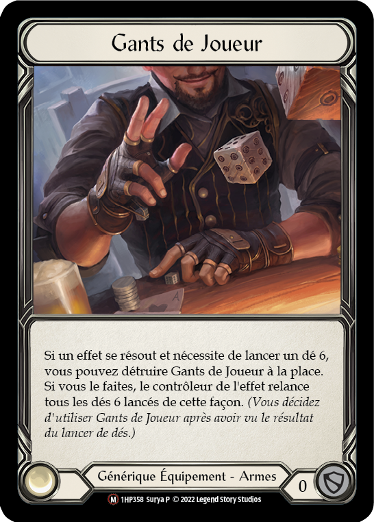 Gambler's Gloves - Gants de Joueur - French History 1