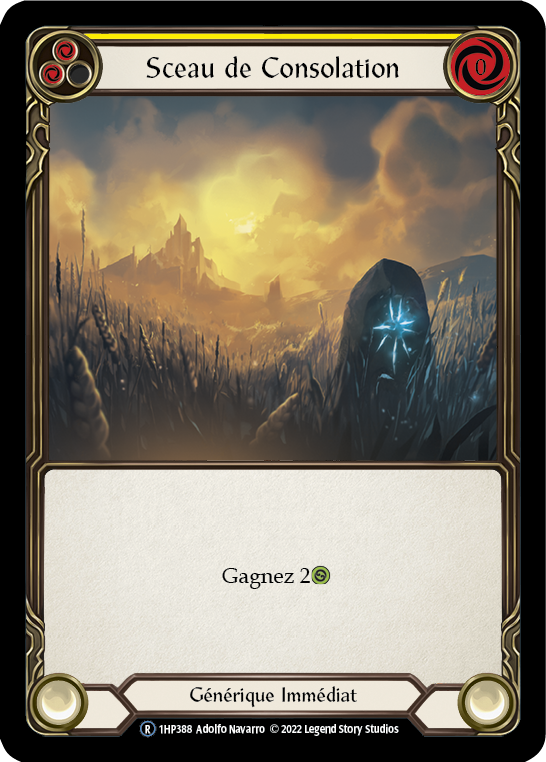 Sigil of Solace - YELLOW - Sceau de Consolation - French History 1
