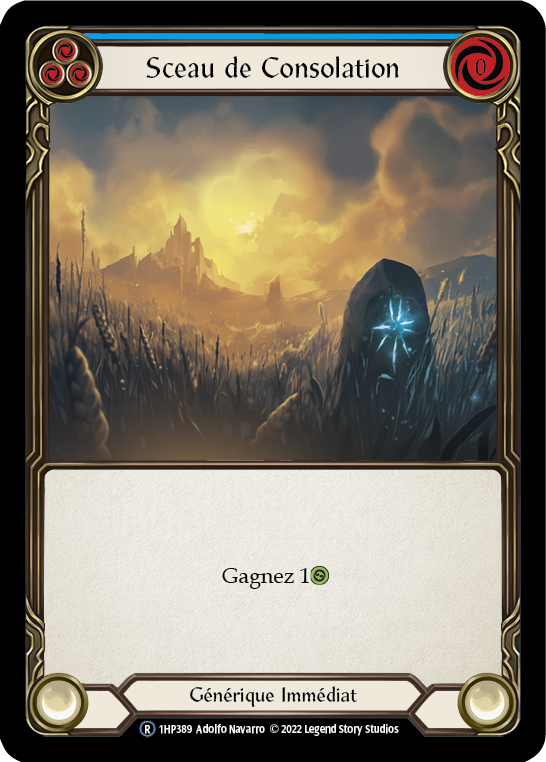 Sigil of Solace - BLUE - Sceau de Consolation - French History 1