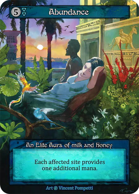 Abundance - Beta (B) - Sorcery Contested Realms