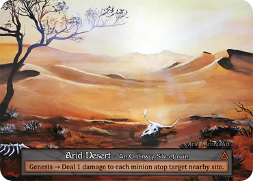 Arid Desert (Foil) - Beta (B) -  Sorcery Contested Realms