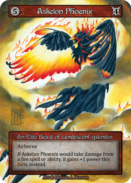 Askelon Phoenix - Beta (B) -  Sorcery Contested Realms