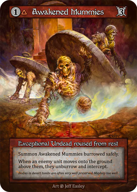 Awakened Mummies - Beta (B) -  Sorcery Contested Realms