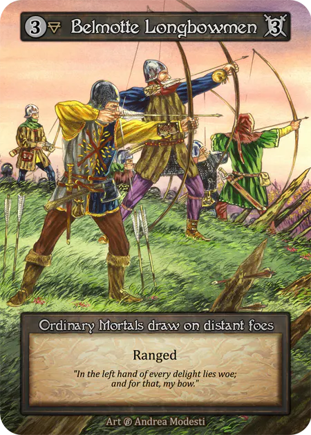 Belmotte Longbowmen (Foil) - Beta (B) -  Sorcery Contested Realms