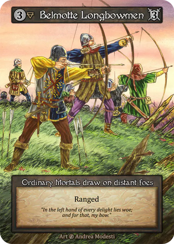 Belmotte Longbowmen (Foil) - Beta (B) -  Sorcery Contested Realms