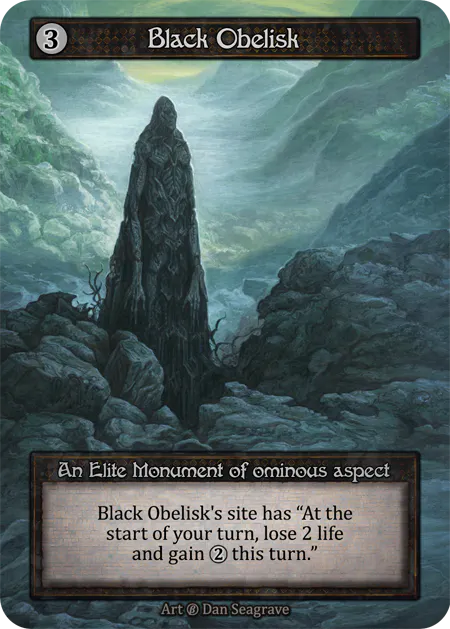 Black Obelisk - Beta (B) -  Sorcery Contested Realms