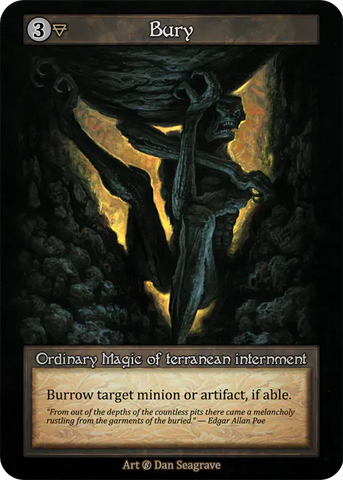 Bury (Foil) - Beta (B) - Sorcery Contested Realm