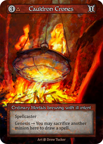 Cauldron Crones (Foil) - Beta (B) - Sorcery Contested Realm