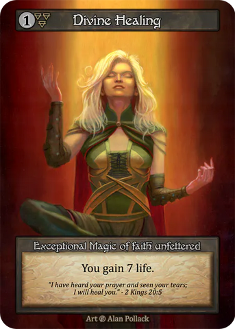 Divine Healing (Foil) - Beta (B) - Sorcery Contested Realm