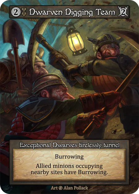 Dwarven Digging Team - Beta (B) - Sorcery Contested Realm