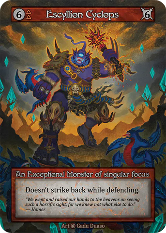 Escyllion Cyclops - Beta (B) - Sorcery Contested Realm