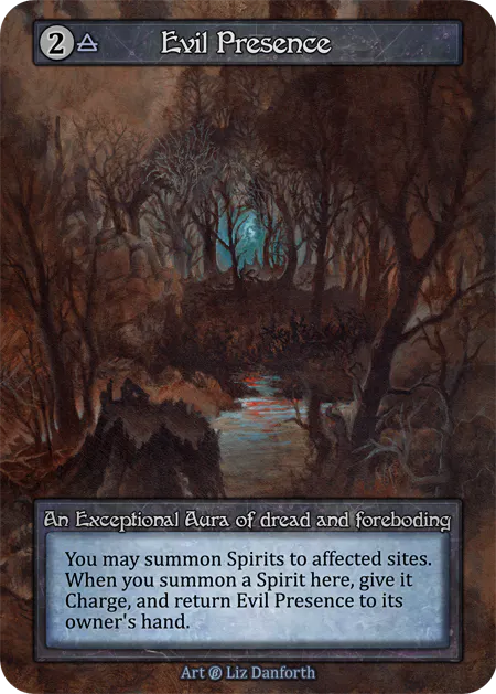 Evil Presence - Beta (B) - Sorcery Contested Realm