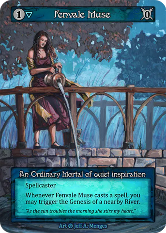 Fenvale Muse (Foil) - Beta (B) -  Sorcery Contested Realm