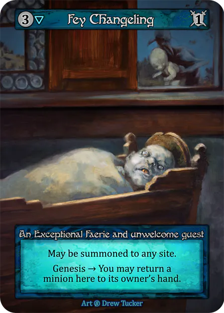 Fey Changeling - Beta (B) - Sorcery Contested Realm