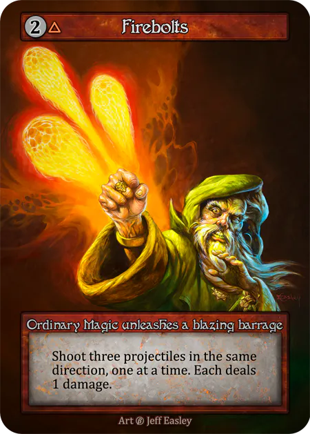 Firebolts (Foil) - Beta (B) - Sorcery Contested Realm