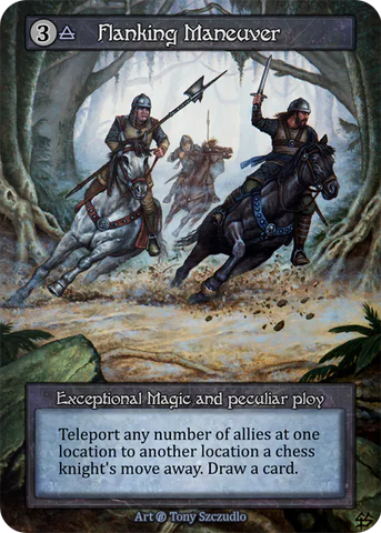 Flanking Maneuver - Beta (B) - Sorcery Contested Realm