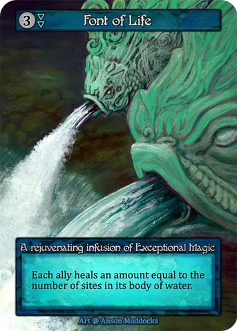 Font of Life - Beta (B) - Sorcery Contested Realm