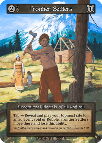 Frontier Settlers - Beta (B) - Sorcery Contested Realm
