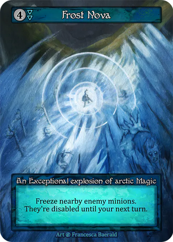 Frost Nova (Foil) - Beta (B) - Sorcery Contested Realm