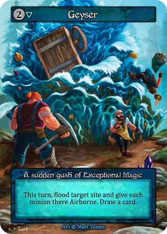 Geyser - Beta (B) - Sorcery Contested Realm