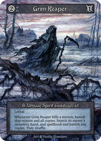 Grim Reaper - Beta (B) - Sorcery Contested Realm